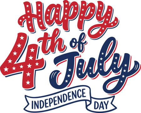 Happy 4th of july independence day celebration