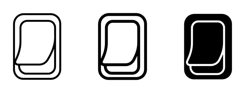 Light Switch Icons, Toggle Button Symbols, Electrical Control Elements, Power On Off Vector Set
