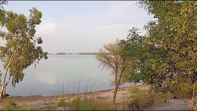 Scenic Lake in Dera Ismail Khan, Khyber Pakhtunkhwa, Pakistan