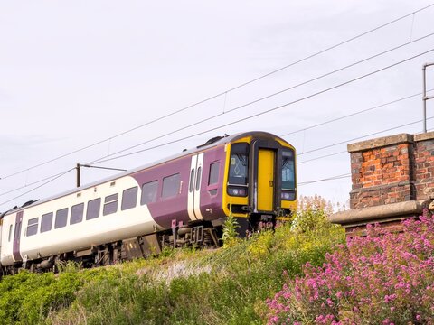train on the railway