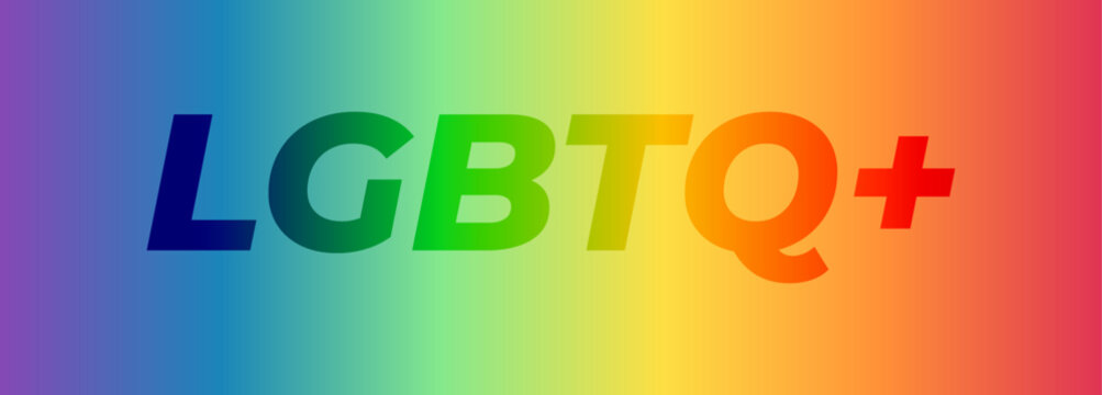 LGBTQ Pride Gradient Rainbow Flag Background with Colorful Stripe Pattern, Progress Pride Colors and Inclusive Diversity Vector Illustration