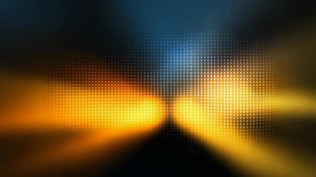 Abstract digital background with glowing orange and blue light burst, creating a futuristic and dynamic visual effect. Modern technology and innovation are represented in this vibrant scene