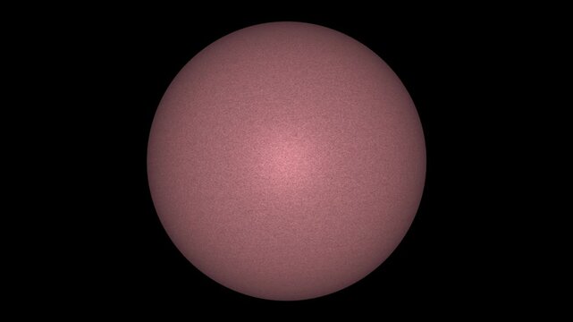 Grain Moon Loop Pink Salmon Seamless Rotating Sphere Film Grain Motion Background