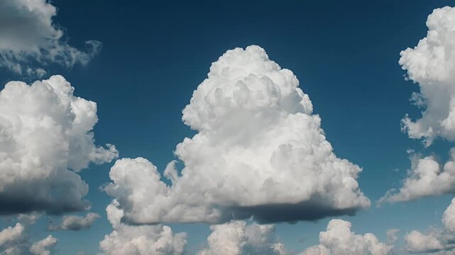 Video Storyboard Composite with Sky and Clouds Frames