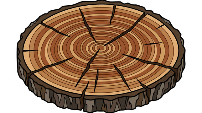 Tree Stump Cross Section.