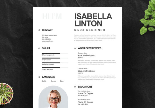 Classic Resume and Cover Letter Set