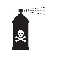 Pest Control Bug Silhouette Icons Set Insect Extermination Spray Collection Glyph © Cavid