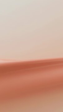 Vertical video: Starting frames shifting curved seam rising and sharpening on closeup gradient