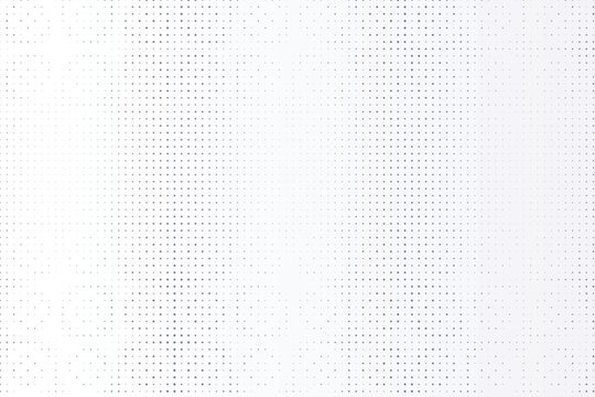 Subtle halftone pattern with varying gray dot sizes on a light off-white background texture
