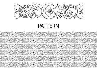 Fototapeta premium Vintage Floral Ornament Frame Set with Decorative Swirls Scrolls and Victorian Border Elements Vector Collection for Wedding Design and Elegant Decoration