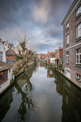 Naklejka premium Bruges, the capital of West Flanders in northwest Belgium