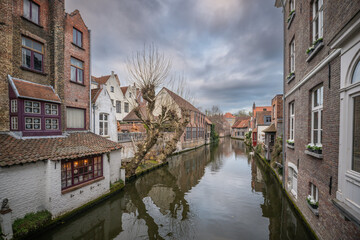 Fototapeta premium Bruges, the capital of West Flanders in northwest Belgium