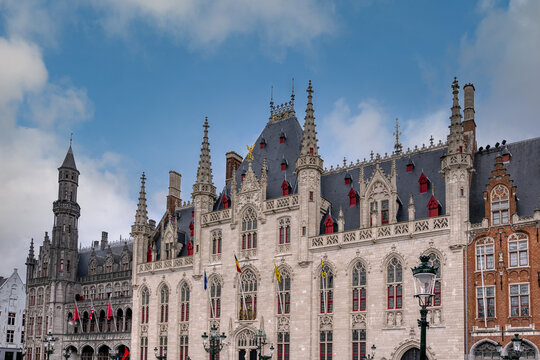 Bruges, the capital of West Flanders in northwest Belgium