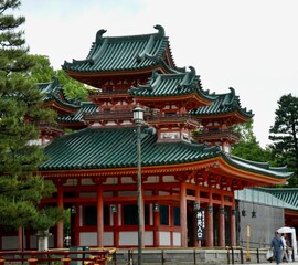 Obraz premium Traditional Buddhist Temple in Kyoto, Japan