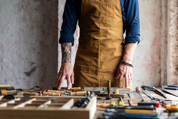 Craftsman workshop tools organized photo