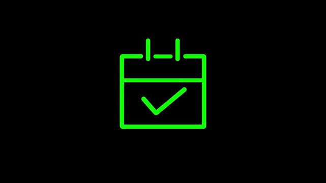 File and notepad icon animation showing note taking and productivity file animation.