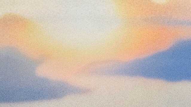 Beautiful sunset over calm waters with soft colors in the sky
