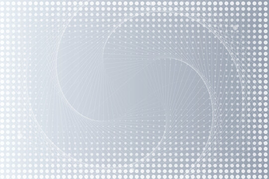 Intricate geometric lattice with radial dot pattern and intersecting curves dots
