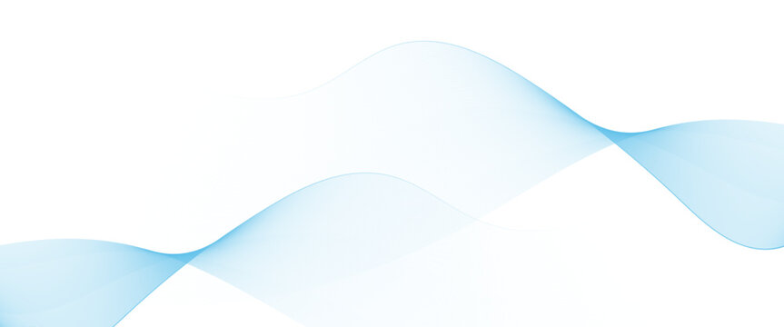 Abstract flowing wave lines on white background wave line for banner template Illustration vector