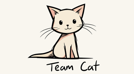 A charming cartoon cat illustration. © Salvador