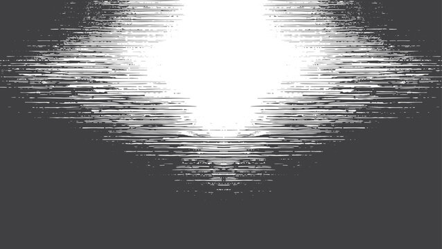Abstract Glitch Texture &ndash; Black and White Digital Distortion Speed Line Pattern Halftone Gradient Background &ndash; Radiant Light Texture whit background.