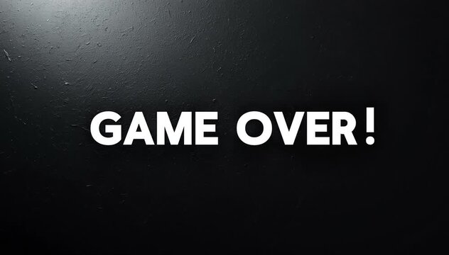 Game Over Animation | Text Motion Graphics Intro Video best graphics