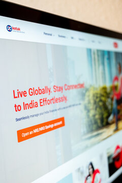 Mexico city, mexico, 05 26 2026, kotak mahindra bank website displaying nri banking services