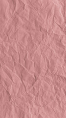 Fototapeta premium Textured pink crumpled paper wallpaper for mobile
