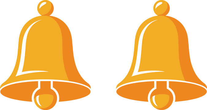 Notification bell icons, ringing alert signs representing reminders announcements notifications and communication system indicators for digital platforms.