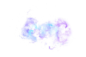 Abstract Blue Purple Nebula Cloud PNG Transparent Background, Cosmic Galaxy Dust and Space Energy Effect © Kliwon