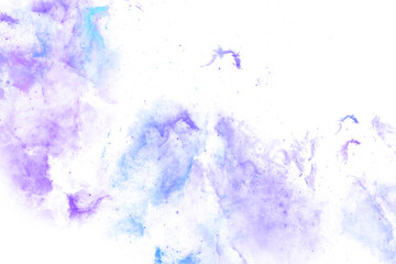 Abstract Blue Purple Nebula Cloud PNG Transparent Background, Cosmic Galaxy Dust and Space Energy Effect © Kliwon