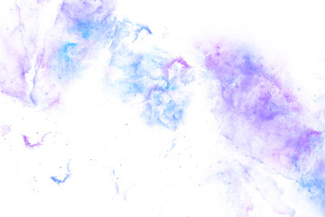 Abstract Blue Purple Nebula Cloud PNG Transparent Background, Cosmic Galaxy Dust and Space Energy Effect © Kliwon