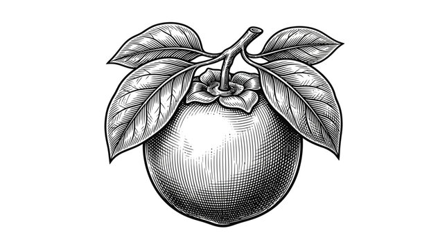 Detailed illustration of a single apple.