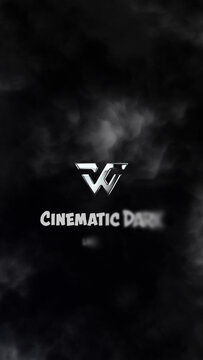Cinematic Dark Smoke Logo Reveal Vertical - Dramatic Intro for Short-Form Video