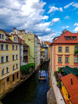Certovka or Devils Canal, Prague, Czech Republic