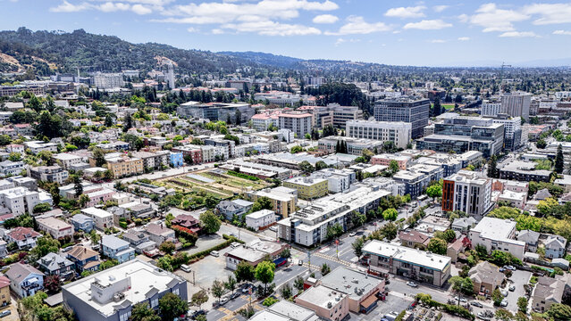drone photos of the bay area, Oakland Berkeley richmond Ca 