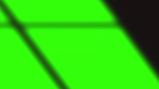Abstract bright green geometric background with dark diagonal lines.