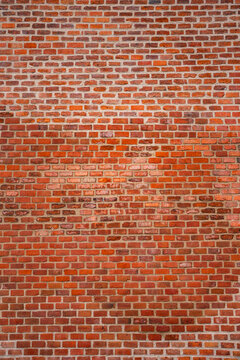 texture background of a wall made from red bricks
