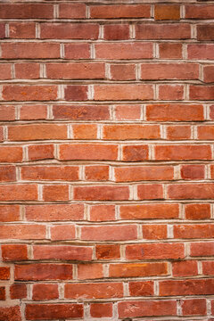 texture background of a wall made from red bricks