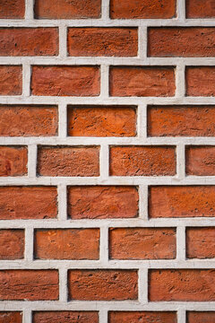 texture background of a wall made from red bricks