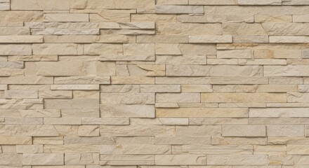 Obraz premium Seamless natural beige stone wall texture with subtle rough surface details, ideal for interior designs, ivory, solid, cream