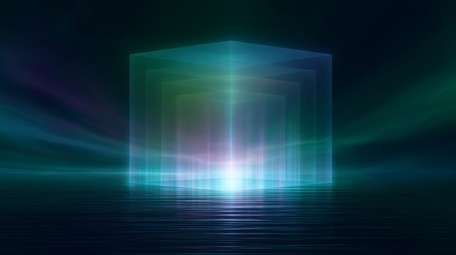 Water disclosure architecture with aqua glass cube and resource data layers