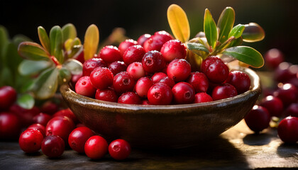 Obraz premium Fresh Cowberry
