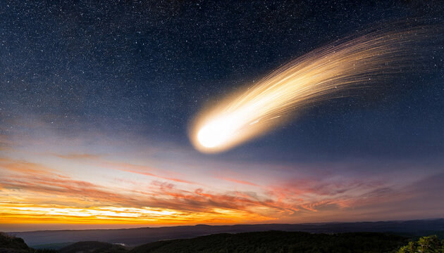 Comet Transparent Background