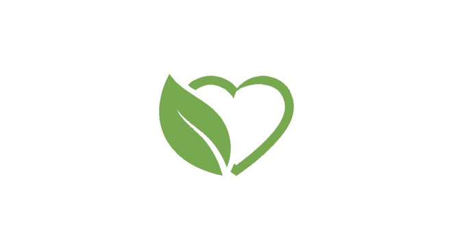 Sketchy flat graphic illustration of a cropped light green leaf shape 