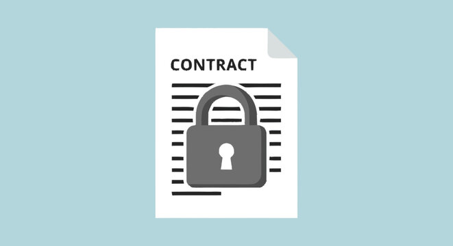 Sketchy hand-drawn graphic illustration of a cropped white rectangle s