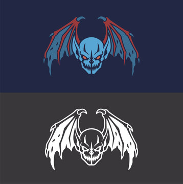Simple Logo Night Stalker Hero Dota 2 Artwork