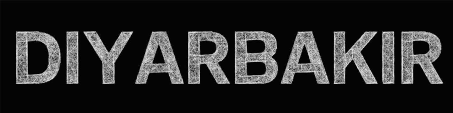 Sketch Diyarbakir text design element