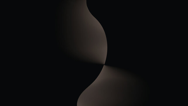 radient shapes on black background