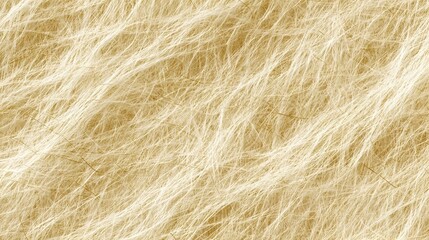 Fototapeta premium Image material with a washi paper image containing thin golden fibers. Background, texture. Off-white, ivory, cream, beige. Stock Illustration